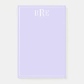 Erste Lila Post-it Klebezettel (Vorderseite)