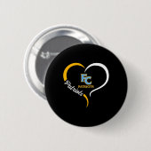 Erste Logokombination für koloniale Patrioten Halb Button (Vorne & Hinten)