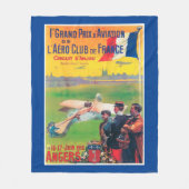 Erste Luftfahrt Grandprix Fleecedecke (Vorderseite)