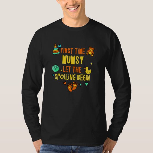 Erste-Mal-Mama Lass den Verwöhn-Marathon beginnen  T-Shirt (Vorderseite)