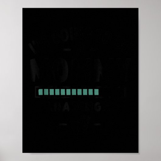 Erste Mama der Kinderankündigung - ich werde gleic Poster (Vorne)