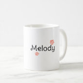 Erste Mama glücklich Mutter Tag einfach handgeschr Kaffeetasse (VorderseiteRechts)