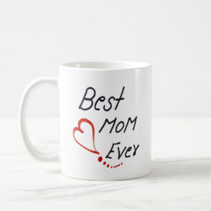 Erste Mama glücklich Mutter Tag einfach handgeschr Kaffeetasse