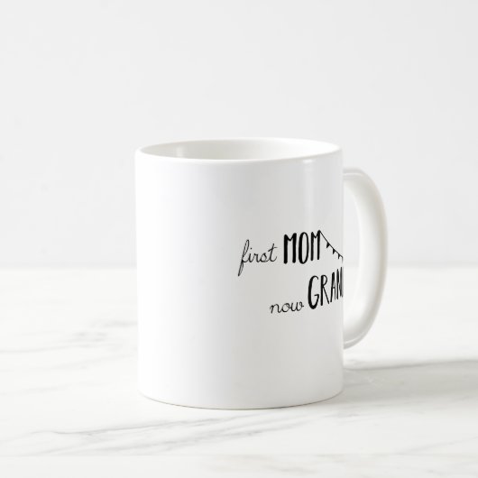 Erste Mama-jetzt Großmutter - Kaffeetasse (VorderseiteRechts)
