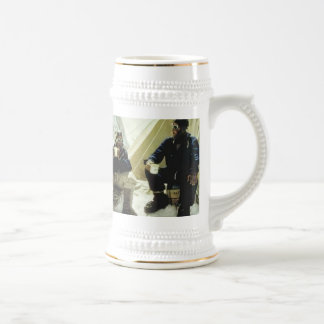 Erste Männer, die den Everest Hillary Norgay 1953 Bierglas