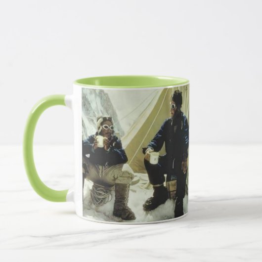 Erste Männer, die den Everest Hillary Norgay 1953  Tasse (Links)