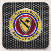 Erste Mannschaft der Kavallerie Getränkeuntersetzer (Vorderseite)