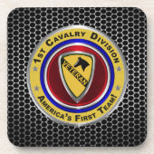 Erste Mannschaft der Kavallerie Getränkeuntersetzer (Vorderseite)