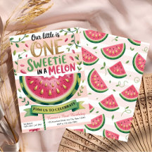 Erste Melonen-Geburtstagsfeier