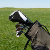 Erste Mit Augen schwarze Katze Golf Headcover (In SItu)
