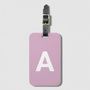 Erste Monogramm Personalisiert Einfache Farbe hinz Gepäckanhänger
