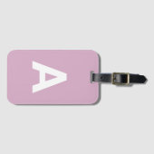 Erste Monogramm Personalisiert Einfache Farbe hinz Gepäckanhänger (Vorderseite (Horizontal))