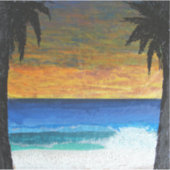 Erste Morgendämmerung Aufkleber (Vorderseite)