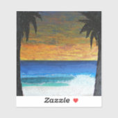 Erste Morgendämmerung Aufkleber (Blatt)