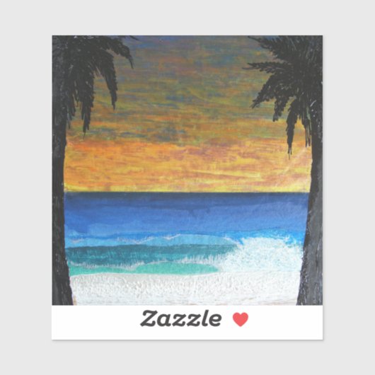 Erste Morgendämmerung Aufkleber (Blatt)