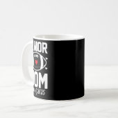 Erste Mutter 2025 Fußll Mama Cl Von 2025 Abschluss Kaffeetasse (Vorderseite Links)