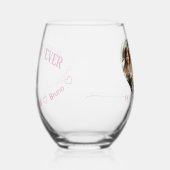 Erste Mütter als Großmutter | Benutzerdefiniertes Weinglas Ohne Stiel (Rechts)