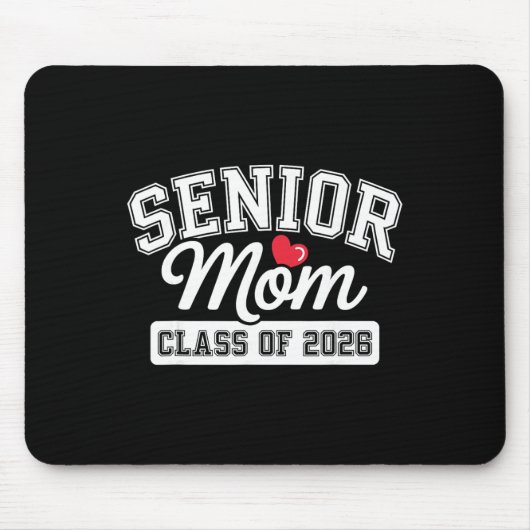 Erste Mutter Cl Von 2026 Senior Mama 2026 Abschlus Mousepad (Vorne)