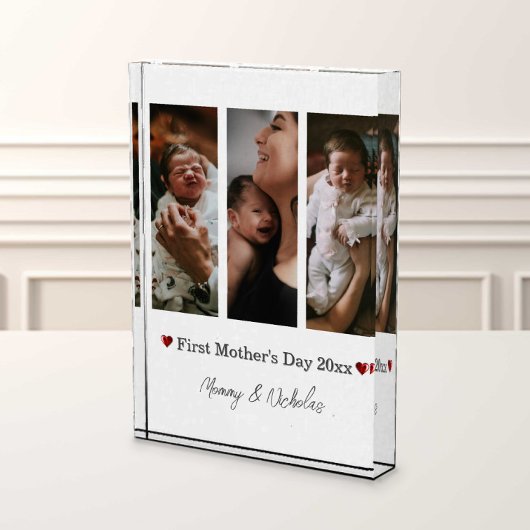 Erste Mütter Tag drei FotoCollage Fotoblock