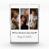 Erste Mütter Tag drei FotoCollage Fotoblock (Vorderseite)