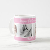 Erste Mütter Tag niedliche Foto Collage Tasse (Vorderseite Links)