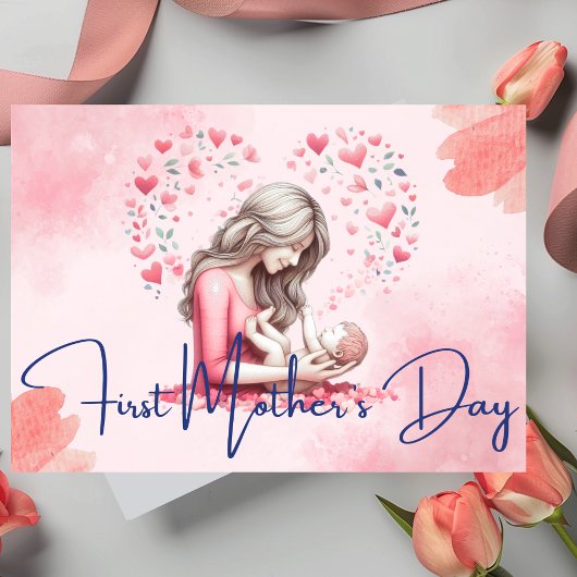 Erste Muttertagskarte Dankeskarte