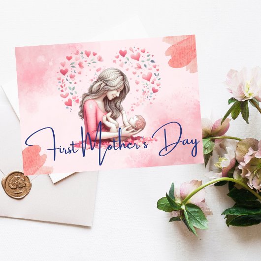 Erste Muttertagskarte Dankeskarte