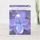 Erste Müttertagskarte für Tochter Karte (Vorderseite)