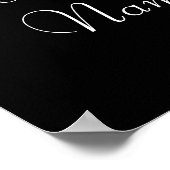 Erste Namen Poster (Ecke)
