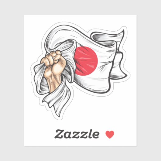 Erste nationale Flagge des japanischen T - Shirt Aufkleber (Blatt)