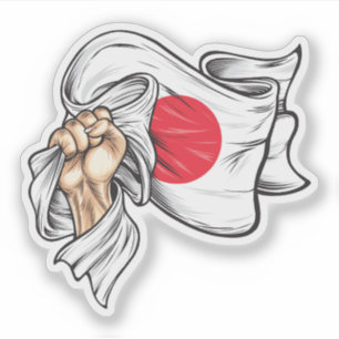 Erste nationale Flagge des japanischen T - Shirt Aufkleber