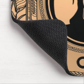 Erste Nations-Wolf-Geschenk-gebürtige Kunst Mousepad (Ecke)