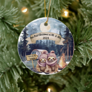 Erste Niedliche Weihnachtsfeier Keramik Ornament
