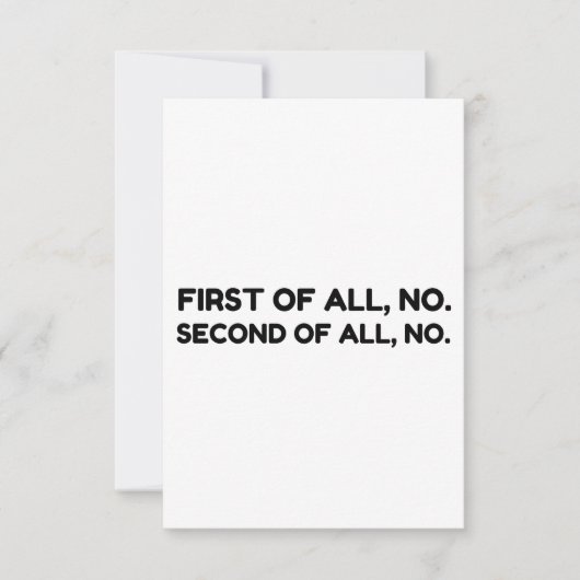 Erste Nummer Dankeskarte (Vorderseite)