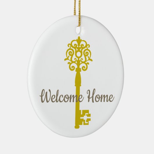 Erste oder neue Zuhause Keramik Ornament (Rechts)