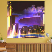 "Erste Offenbarung" - kryptische geheimnisvolle Ku Leinwanddruck (Insitu (Wohnzimmer))