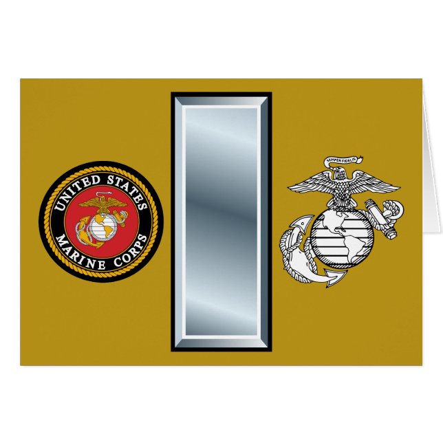 Erste Offiziersleutnant des USMC 1. Lt 0-2 (Vorderseite (Horizontal))