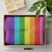 Erste original 8-Streifen-Gay Pride-Regenbogenflag Seidenpapier (Geschenk)