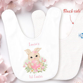 Erste Oster Personalisiert Baby Girl Bib Babylätzchen