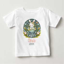 Erste Osterfeier der Sonne - Personalisiert Baby T-shirt
