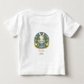 Erste Osterfeier der Sonne - Personalisiert Baby T-shirt (Rückseite)