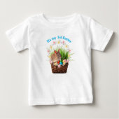 Erste Osterfeier für Kleinkinder Baby T-shirt (Vorderseite)