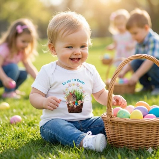 Erste Osterfeier für Kleinkinder Baby T-shirt