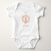 Erste OsterPersonalisierte Baby Baby Bodysuit Baby Strampler (Vorderseite)