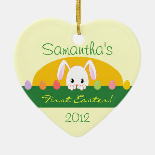 Erste Osterpfeife Bunny Personalisierte Ornament