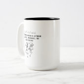Erste Pardo's Postulat Zweifarbige Tasse (Vorderseite Links)