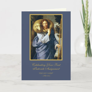 Erste Pfarrstelle Priester Jesus Schafe Karte