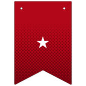 Erste Phase Niedlicher dunkler Groovy Lettering Wimpelkette (Zweite Fahne)