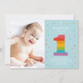 Erste Piñata Baby Einladung zum Geburtstag (Vorderseite)