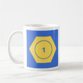 Erste Player Token-Tasse Kaffeetasse (Links)